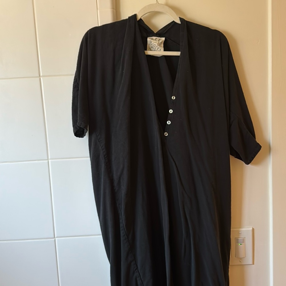 Miranda Bennett raw silk muse nursing dress